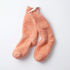 Orange Double Faced Crew Comfy Socks