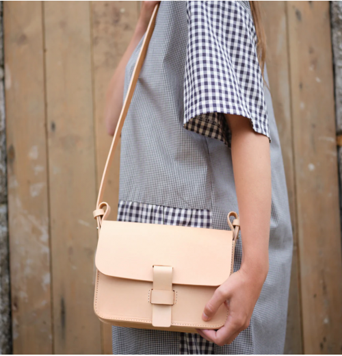 Kate Sheridan Nude Square Loop Bag