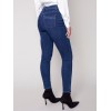 Jeans with Side Zipper - Indigo