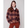 Reversible Plaid Jacket - Cinnamon