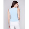 Sleeveless Super Stretch Top - Sky